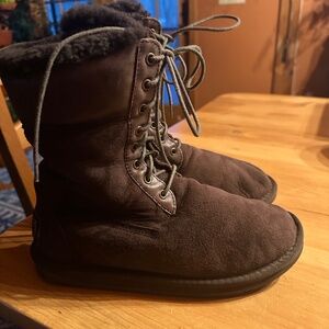 Australia Luxe Brown Suede Winter Boots